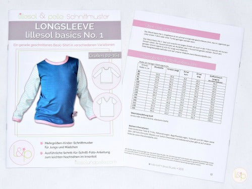 Sewing Pattern - Unisex - Longsleeve Shirt