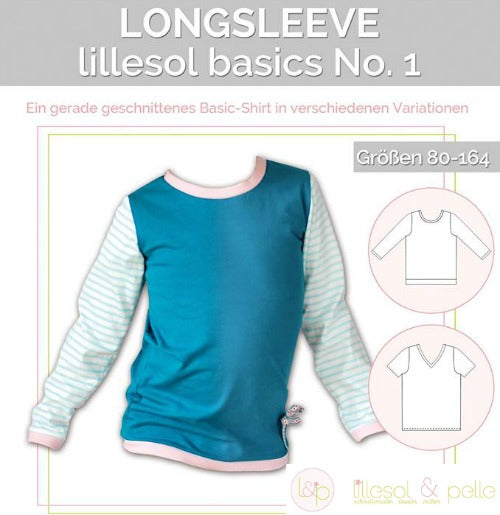 Sewing Pattern - Unisex - Longsleeve Shirt