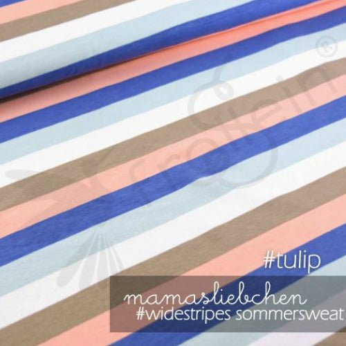 French Terry - Widestripes - Tulip