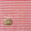 Cotton Jersey - Stripes 3 mm - Red/White