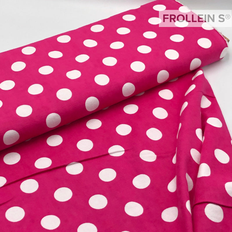 Snuggle Flannel - Polka Dots-pink