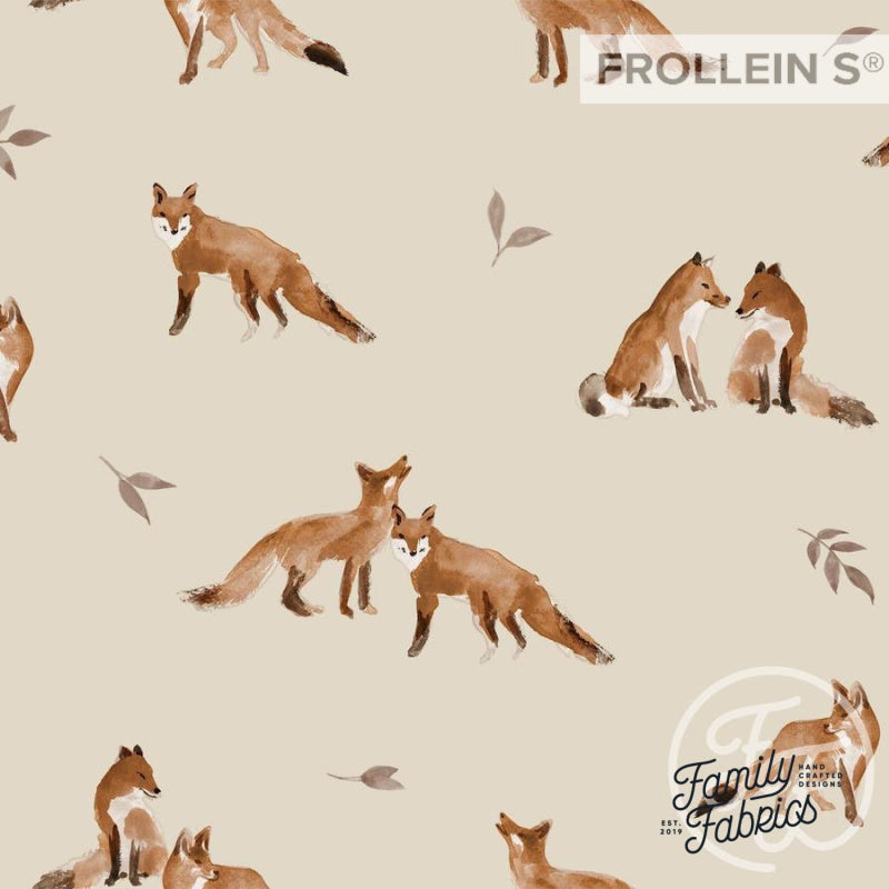 Cotton Jersey - Foxes