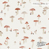 Remnant 20-inch - Cotton Jersey - Mushrooms and Gnomes