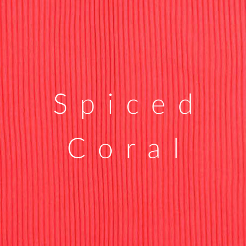 Heavy Rib 4x4 - Spiced Coral