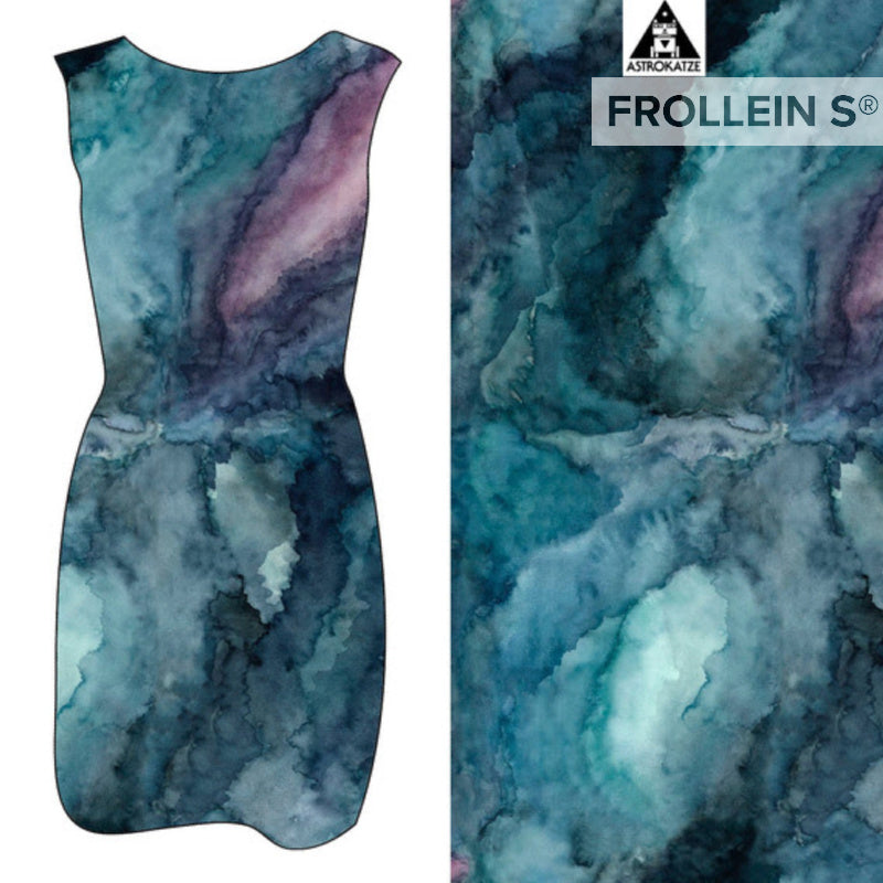 Organic French Terry - Mystic Space - Infinity teal